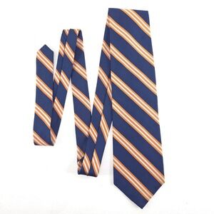 Jos A. Bank 100% Repp Silk Contrasting Color‎ Stripe Neck Tie Joseph Hand Sewn
